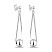 Серебряные серьги-пусеты Trendy Style без камней (арт. 7518/6576) – изображение 1