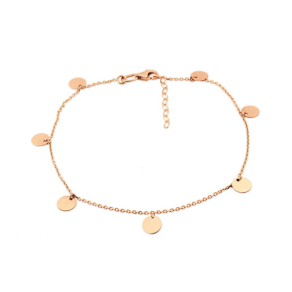 Браслет на ногу из золота Монеты (арт. 322789/6н) – изображение 1