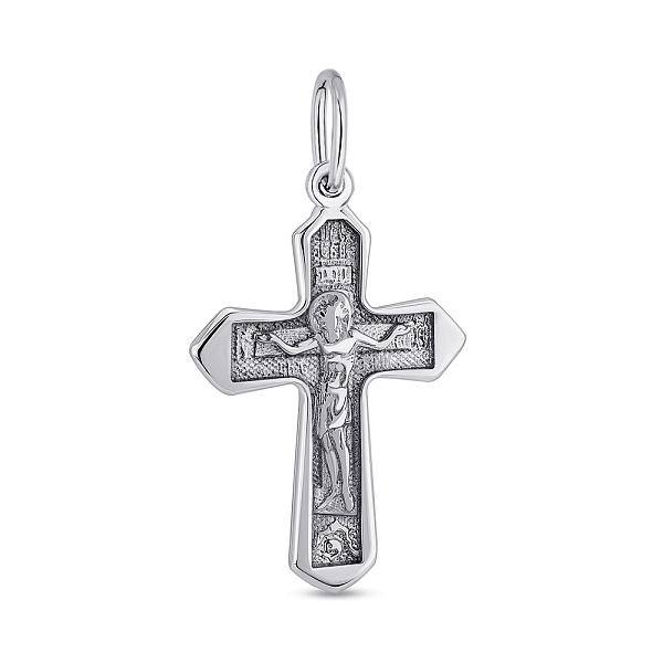 Серебряный крестик с распятием (арт. 7504/954) – изображение 1