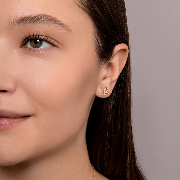 Сережки-пусети з золота (арт. 107562/2) – зображення 3