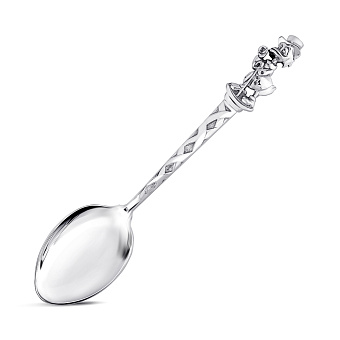Серебряная чайная ложка Скрудж МакДак (арт. 7922/8100550)