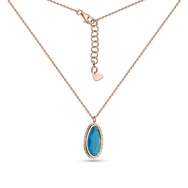 Золоте кольє з кварцом (арт. 351936Пкс) – зображення 2