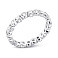 Серебряное кольцо с дорожкой из фианитов (арт. 7501/8250) – изображение 1