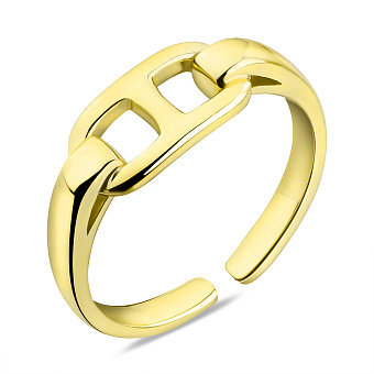 Серебряное кольцо с желтым родированием (арт. 7501/6465ж)