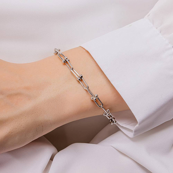 Браслет з білого золота (арт. 325778б) – зображення 4