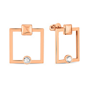 Фото Золотые серьги с фианитами (арт. 109593)