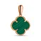 Золотий підвіс з малахітом (арт. 422914/15млх) – зображення 1