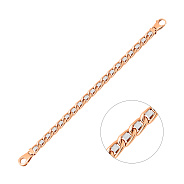 Золотой браслет с родированием (арт. 326481/2р)