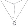 Колье из серебра "Два сердца" (арт. 7507/1373) – изображение 3