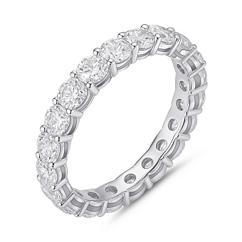 Каблучка зі срібла з фіанітами (арт. 7501/5842/2)