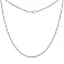 Тонкое серебряное колье без камней (арт. 7507/129а) – изображение 2