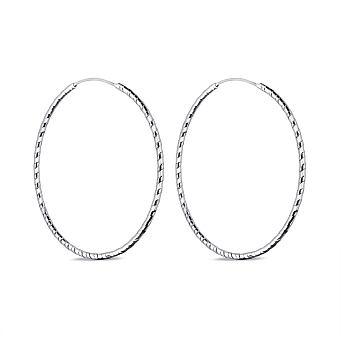 Серебряные серьги-кольца (арт. 7502/9822/50)