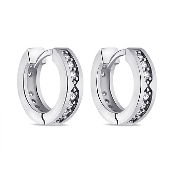 Фото Серебряные серьги с фианитами (арт. 7502/3148/20)