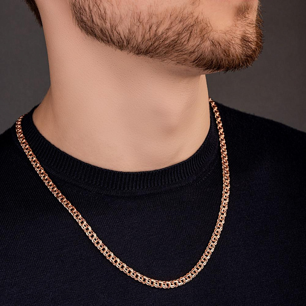 Золотая цепочка плетения Бисмарк (арт. Ц300335) – изображение 2