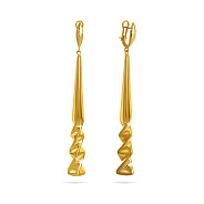 Фото Золоті сережки з підвісками Francelli (арт. 105141ж)