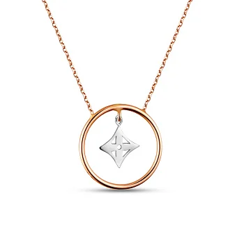 Золоте кольє "Квіточка" з підвіскою (арт. 351054)