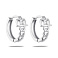 Серьги-кольца из серебра (арт. 7502/4883/10) – изображение 1