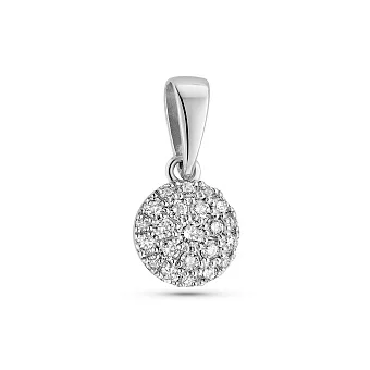 Підвіс з білого золота з діамантами (арт. 3191666202)