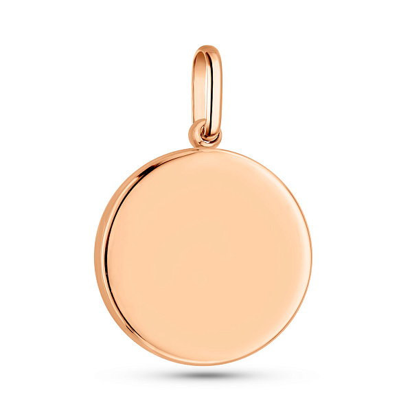 Подвес из красного золота с перламутром и ониксом (арт. 424929оп) – изображение 3