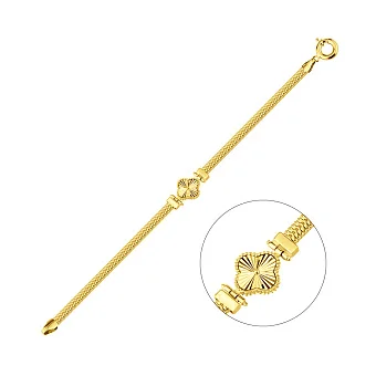 Золотий браслет Конюшина (арт. 3261260ж)