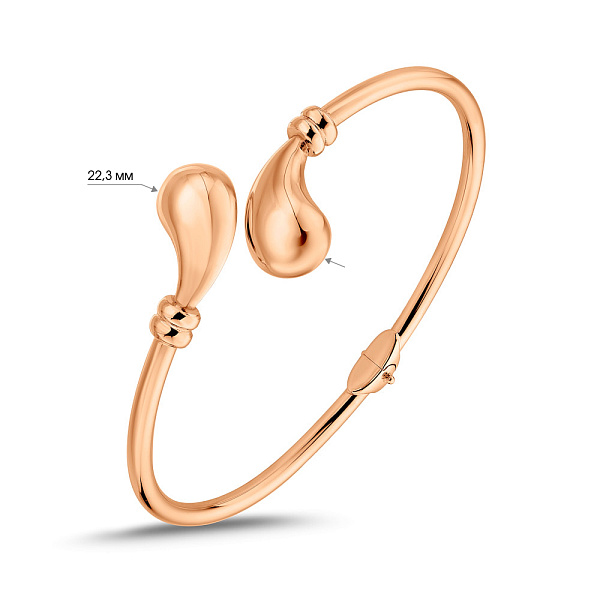 Золотий браслет Крапля (арт. 326889) – зображення 5