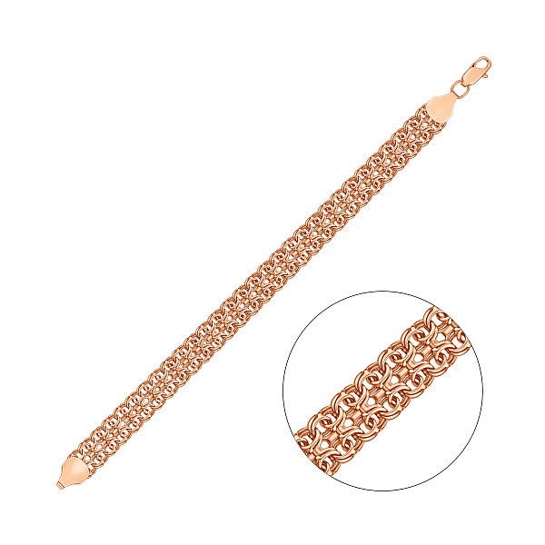 Широкий браслет з золота (арт. цр540205Д) – зображення 1