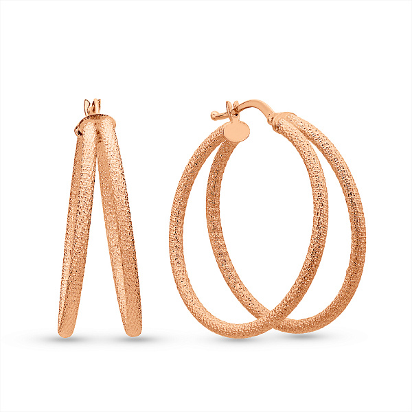 Золотые серьги без камней (арт. 1091896/30) – изображение 1