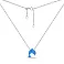 Серебряное колье Дельфин с опалом (арт. 7507/КЛ2ОПГ/426) – изображение 2