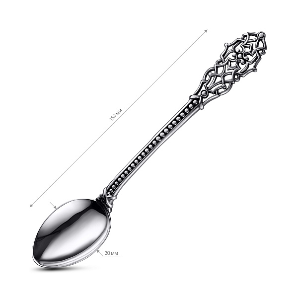 Ложка чайная из серебра (арт. 7922/8100238) – изображение 2