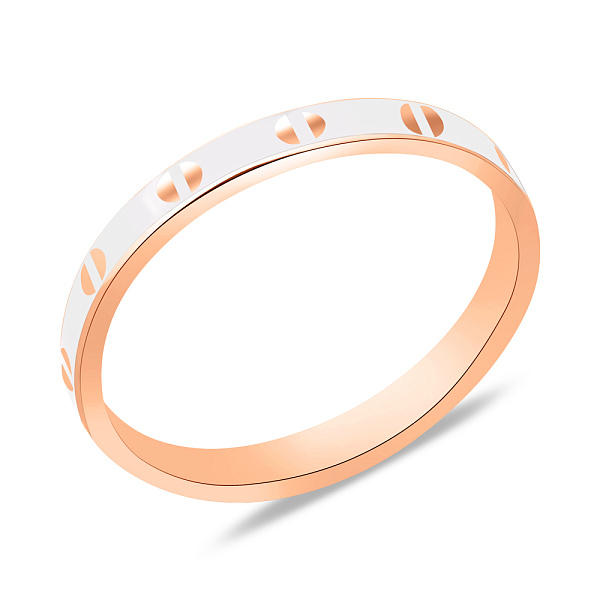 Кольцо из золота с эмалью (арт. 155887еб) – изображение 1