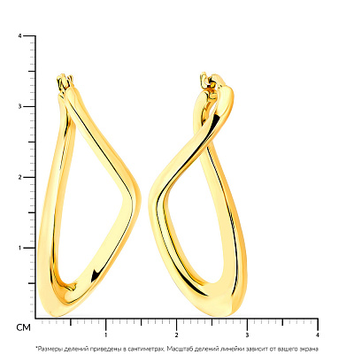 Золотые сережки Francelli  (арт. е108241/35ж)