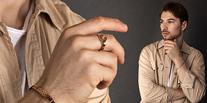 Як правильно підібрати чоловічу каблучку