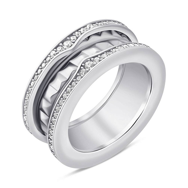 Серебряное кольцо с фианитами (арт. 7501/5334) – изображение 1