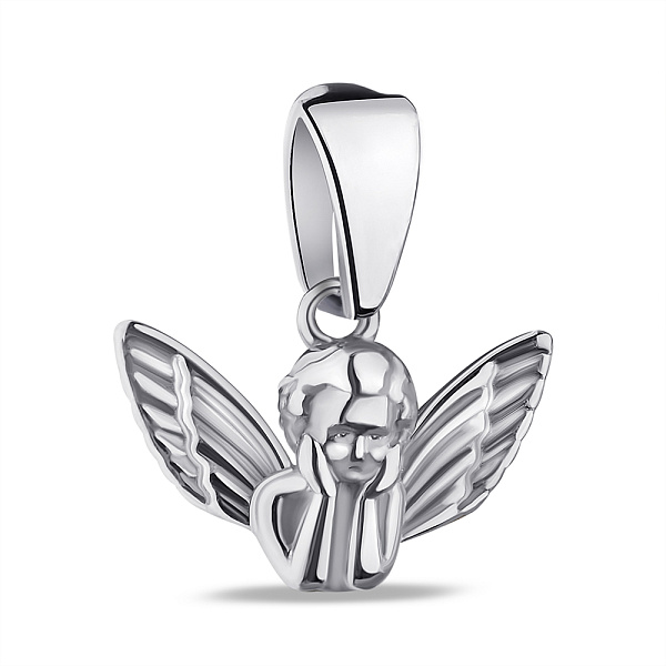 Срібний підвіс Янгол (арт. 7503/1012пю) – зображення 1