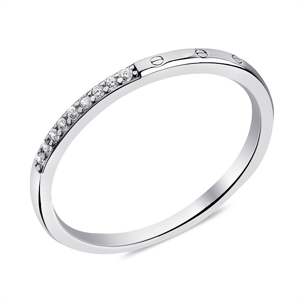 Серебряное кольцо с фианитами (арт. 7501/6878) – изображение 1