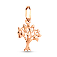 Золотий підвіс Дерево (арт. 424816)