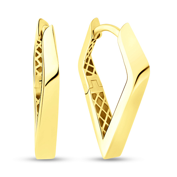 Серьги из желтого золота (арт. 1091316ж) – изображение 1