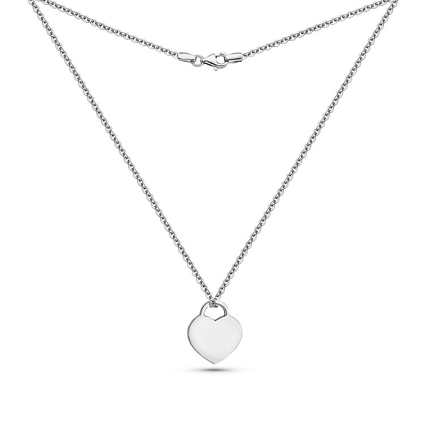 Золоте кольє Серце (арт. 351507б) – зображення 2