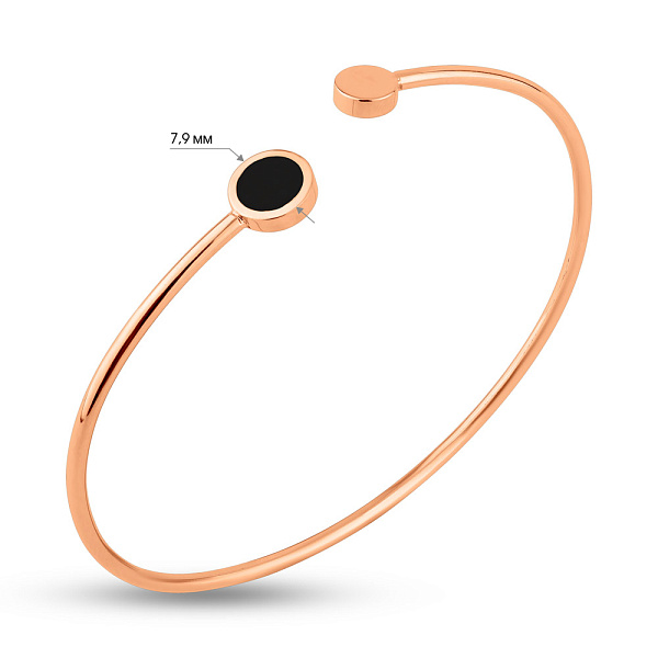 Золотой браслет Лýна с эмалью (арт. 340073еч) – изображение 5