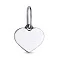 Срібна підвіска «Сердечко» (арт. 7903/3060-ч) – зображення 1