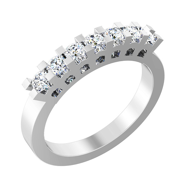 Золота каблучка з фіанітами (арт. 141013б) – зображення 1