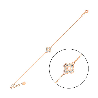 Золотий браслет з діамантами (арт. Б011578015)