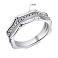 Серебряное кольцо с дорожкой из фианитов (арт. 7501/6819) – изображение 2