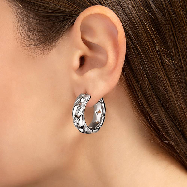 Золотые серьги Francelli (арт. е1091782/25б) – изображение 3