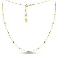 Золоте кольє з кульками (арт. 360178ж)