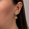Серьги из красного золота (арт. 111275а) – изображение 3