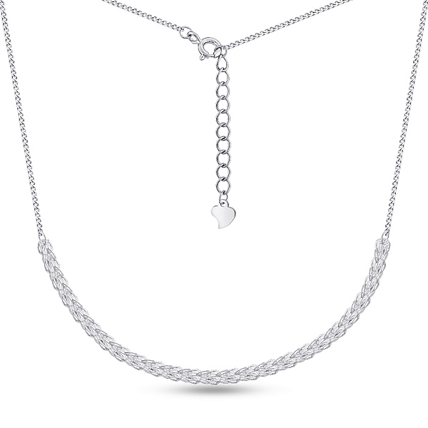Серебряное колье без камней (арт. 7507/2224) – изображение 2