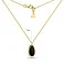 Колье золотое Diva с ониксом (арт. 352410жо) – изображение 4