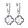 Серьги из серебра с фианитами (арт. 7502/9292/15) – изображение 1