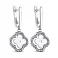 Серьги из серебра с фианитами (арт. 7502/9292/15) – изображение 1